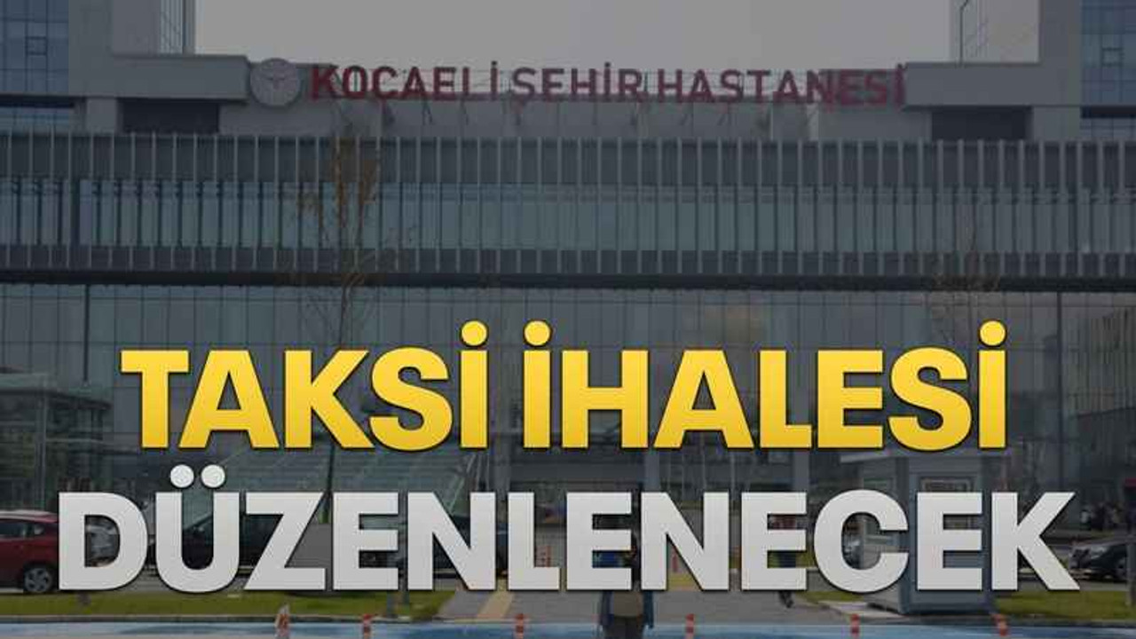 Taksi ihalesi düzenlenecek